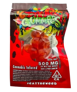Starwberry – Premium DANK Gummies 500MG THC